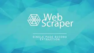 Web Scraper multiple record extraction tutorial