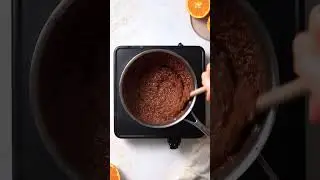 Čokoladna zobena kaša s narančom