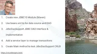 25. Using a DAO with Spring JdbcDaoSupport to do CREATE with transactions that can be rolled back