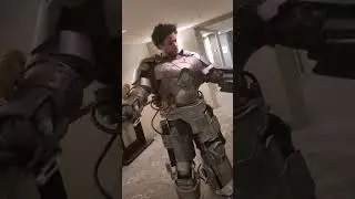 Real life Iron Man Mark I original suit (3D printed, Cosplay, MK 1, arc reactor, helmet,Tony stark)