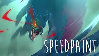 Monster Hunter - Nargacuga Hunt [Speedpaint]