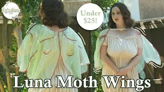 Making Luna Moth Wings for $25! | DIY for Cosplay, Ren Faire, LARP