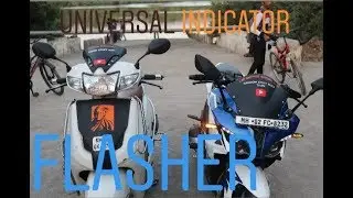 Universal indicator flasher without extra switch | activa | rs200 | 100 patterns