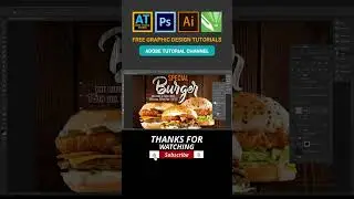 Photoshop |  Burger Promotion Flyer 