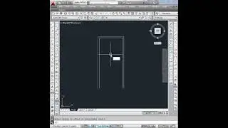 How to draw door panel in AutoCAD