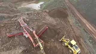 Первичный тяжелый скальпирующий грохот Terex Finlay 883+