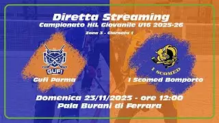 Hockey Inline Campionato U16: Gufi Parma vs Scomed Bomporto - 23/11/2025
