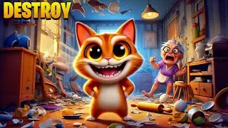I DESTROYED GRANNY’S HOUSE AS A CAT 😹 | I Am Cat