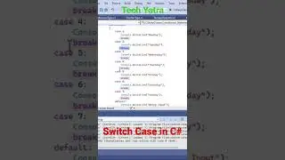 Switch Case in C# 