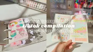 asmr tiktok compilation (journaling, unboxing + more)