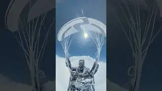 A Chinese man paraglided to an altitude of 8,000 meters and survived! 