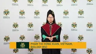 Bạn Hồng Xuân, Sinh viên ngành Sinh học tốt nghiệp tại ĐH Debrecen