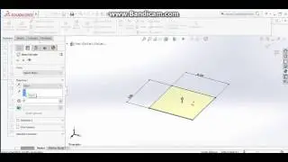 Solidworks tutorial | Basic 3  How to make a Cube in SolidWorks