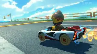 Wii U - Mario Kart 8 - Practice of a future of clan Boxing