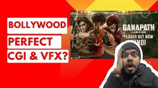GANAPATH | Teaser REACTION | Amitabh B, Tiger | Kriti | BY HIRAK SARKAR