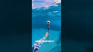 Creative tips to film stunning underwater shots 🌊🤿 #Insta360 #diving #underwater #creative #shorts