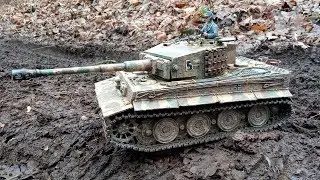 Testfahrt: TIGER I RC Panzer 1/24 Forces of Valor / War Tunder Edition von Torro-Shop.de