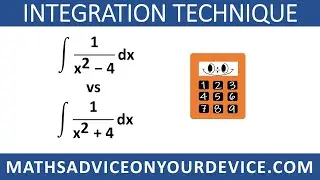 INTEGRATION TECHNIQUE (Ep.3 of 5) 📱 www.mathsadviceonyourdevice.com #MathsAdviceOnYourDevice