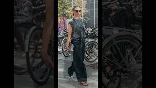 Что Будем носить в 2025? Переходный #тренд #baggyjeans #style #shorts Мешковатые штаны