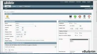 vBulletin CMS - Assign Layouts to Sections