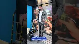Robbie Williams - Angels - Busking cover by Steffan McGechie