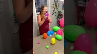 GIANT Surprise Egg Challenge WIN a Gift EGG Game with Girlfriend 