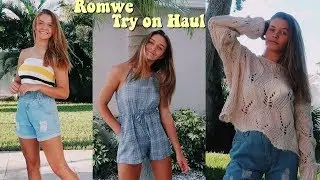 Huge Romwe try-on haul | Emma Marie