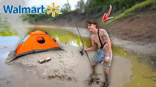 Stranded On A Island Overnight?? Walmart Survival Challenge!
