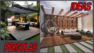 IDEAS de PERGOLAS 👍 Decora tu hogar