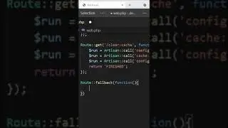 LARAVEL Route 404 #Shorts