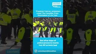 Freedom Convoy named Canadian Press Newsmaker of the Year 2022.