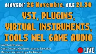 Vst, Plugins, Virtual Instruments e Tools nel Game Audio