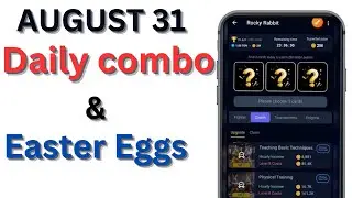 August 31 Rocky rabbit combo and Easter eggs today