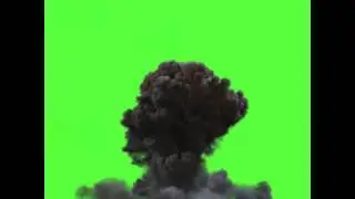 Green screen fire blast