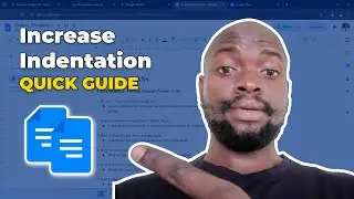 How to Increase Indentation in Google Docs