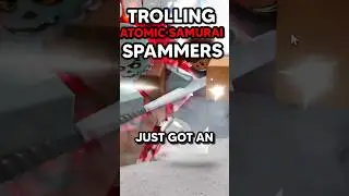 TROLLING Atomic Samurai SPAMMERS in The Strongest Battlegrounds ROBLOX 