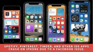 Spotify, Pinterest, Tinder, and other iPhone Apps Crash Due to a Facebook Issue