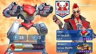 38 kills, Tengu with Shotgun 8 - Monster Kill - Mech Arena
