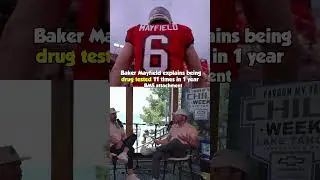 Baker Mayfield was tested 11 times in 1 year 🤯 #nfl #shorts