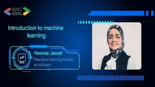 Introduction to machine learning