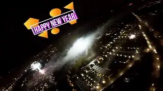 Fireworks vs FPV Quad, Happy New Year!!!