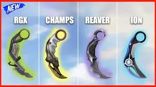 The Best Karambit in VALORANT? RGX vs Champions vs Reaver vs ION