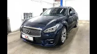 Infiniti q70s свет До и После тюнинга фар