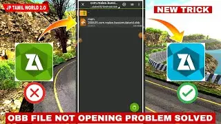 🤩 Obb file Not opening problem solved 5 new ways to open obb file || New Zarchiver