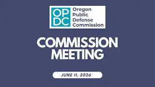 Commission meeting -- June 11, 2026