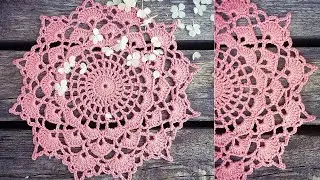 Charming Shells Crochet Doily Tutorial