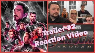 Avengers: End Game Trailer Reaction Video!!!
