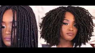 UNRAVELLING AND STYLING MY FAUX LOCS | KEMIIXO