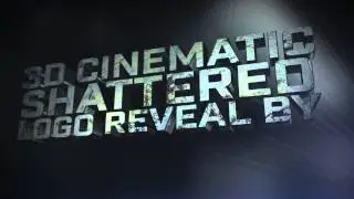 Shattered 3D Logo Reveal | Cinematic Logo Sting | Intro Outro