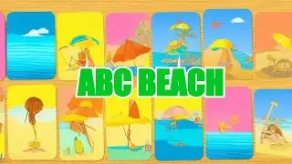 ABC Beach | Vocabulary | Words From Alphabets | Talking Flashcards